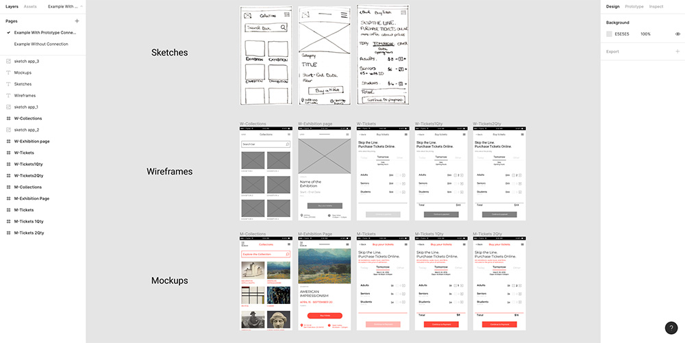 Wireframe explanations